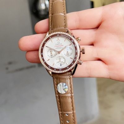 OMEGA Speedmaster 38mm Replica Watch Rose Gold Case